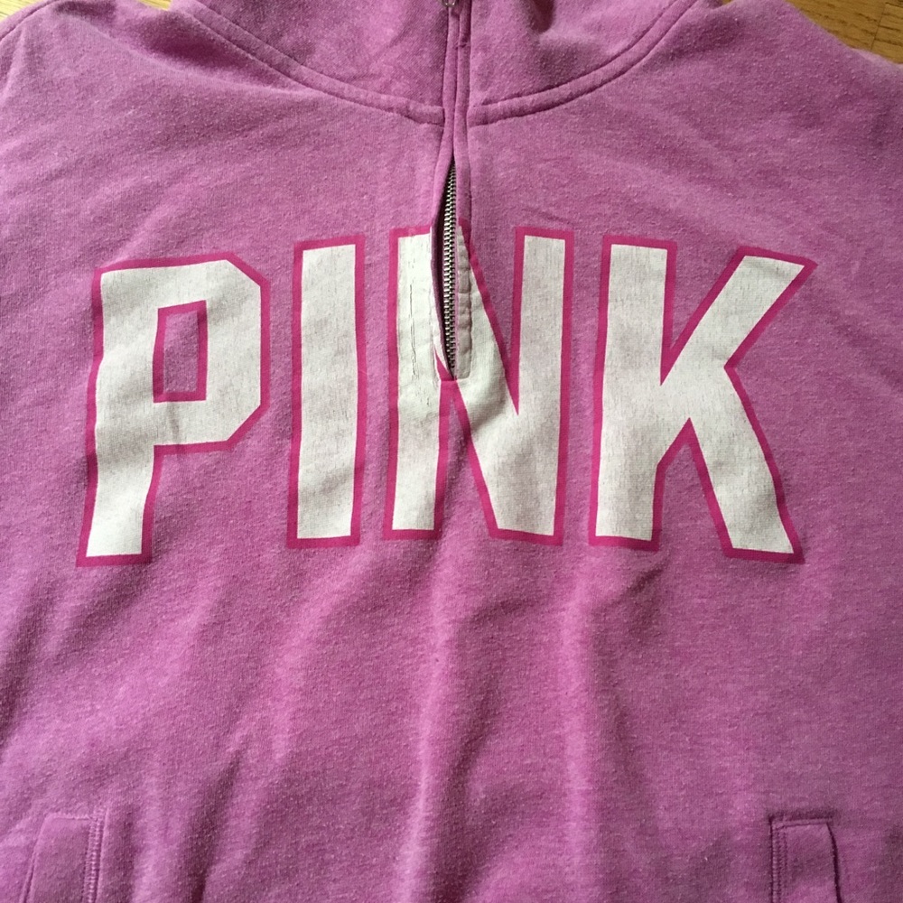 Vs Pink quarter zip - Picture 2 of 5